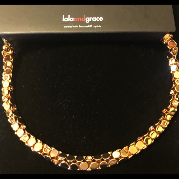 Swarovski Jewelry - Lola and Grace By Swarovski Rose Gold Necklace NWT